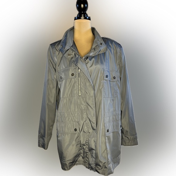 Calvin Klein Jackets & Blazers - Calvin Klein Hooded Flap Pocket Anorak Jacket. Blue size 1X